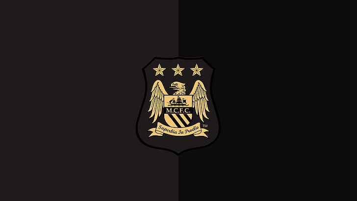 Football, Manchester City F.C., emblème, logo, Fond d'écran HD