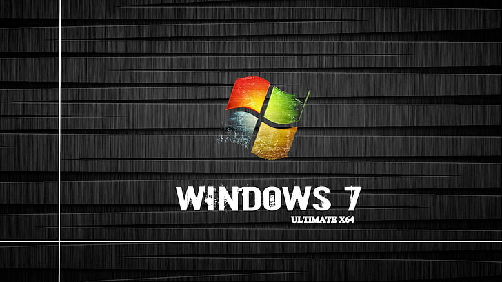 Papel de parede do Windows 7 Ultimate X64, Windows 7, Ultimate x64, ícones de caixas, arquivar, HD papel de parede