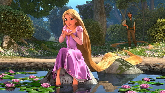 Enredados, Rapunzel, Fondo de pantalla HD HD wallpaper
