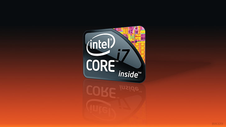 Intel Inside i7 core processor, intel, firm, processor, cpu, black, HD  wallpaper | Wallpaperbetter