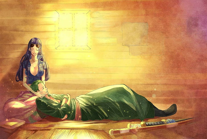 Anime, One Piece, Anime Mädchen, Roronoa Zoro, HD-Hintergrundbild