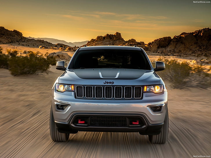 2016, Autos, Cherokee, Grand, Jeep, Geländewagen, Trailhawk, HD-Hintergrundbild