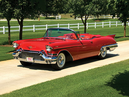 1958 Cadillac Eldorado Biarritz, เปิดประทุน, คาดิลแลค, วินเทจ, คลาสสิก, บิอาร์ริตซ์, โบราณ, 1958, เอลโดราโด, รถยนต์, วอลล์เปเปอร์ HD HD wallpaper