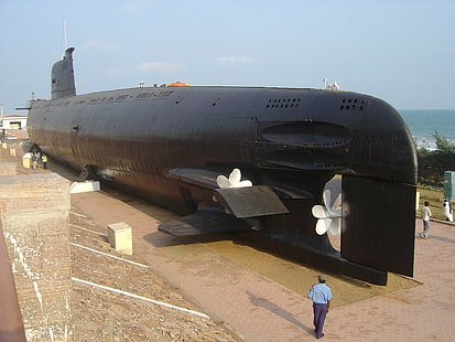 submarino, militar, veículo, HD papel de parede HD wallpaper