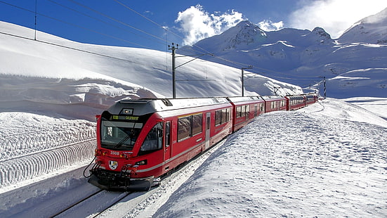 مركبات ، قطار ، سويسرا، خلفية HD HD wallpaper