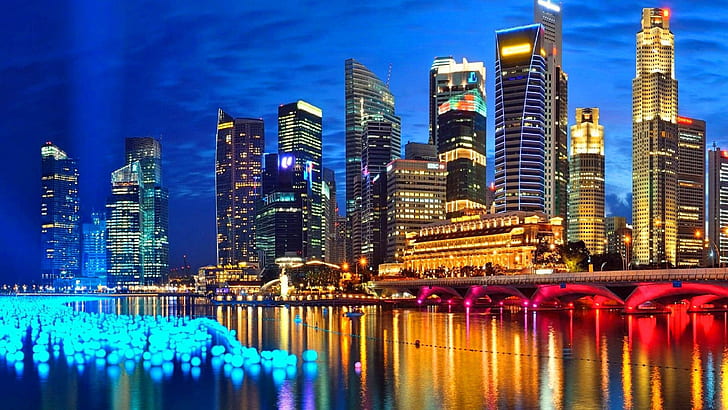 Сингапур Высокое качество и разрешение 3840 × 2160, HD обои