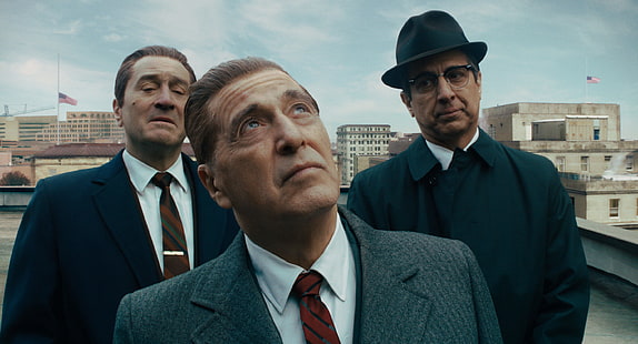 ภาพยนตร์เรื่อง The Irishman, Al Pacino, Ray Romano, Robert De Niro, วอลล์เปเปอร์ HD HD wallpaper
