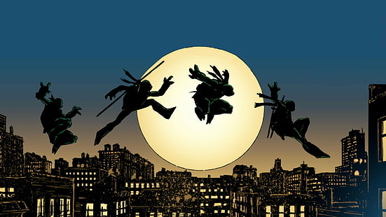 Fumetti, TMNT, Tartarughe ninja mutanti adolescenti, Sfondo HD HD wallpaper