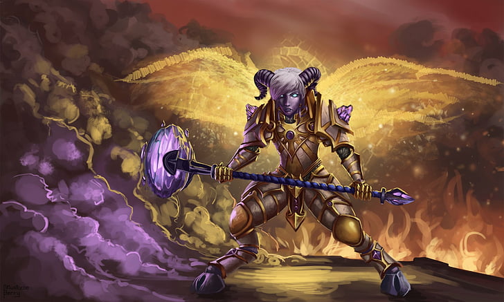 Warcraft, World Of Warcraft, Draenei (World Of Warcraft), Yrel (World Of Warcraft), HD wallpaper