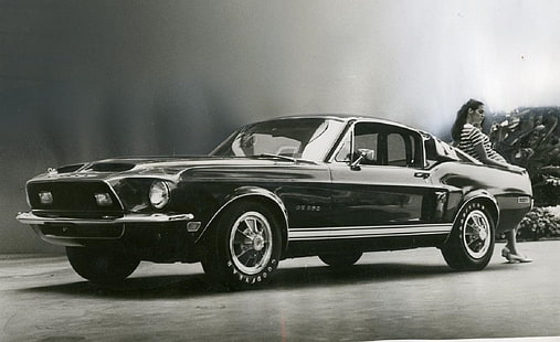 1967, ford, gt500, mustang, shelby, HD тапет HD wallpaper
