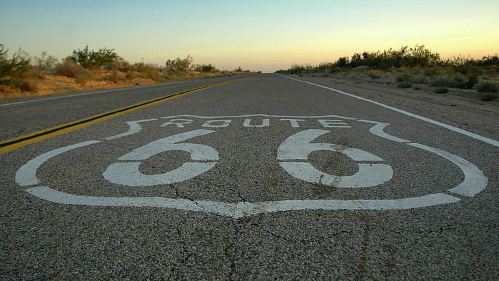 Man Made, Road, Route 66, HD tapet