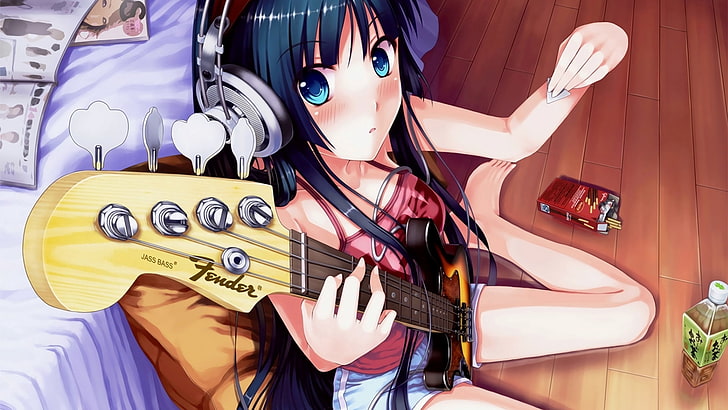 Girl Playing Guitar HD wallpapers free download | Wallpaperbetter