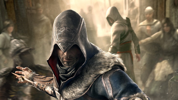 Assassin's Creed duvar kağıdı, Assassin's Creed: Vahiy, Ezio Auditore da Firenze, Assassin's Creed, HD masaüstü duvar kağıdı