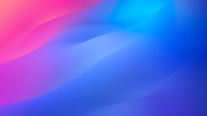 bleu, violet, lumière, magenta, coloré, vagues, abstrait, Fond d'écran HD