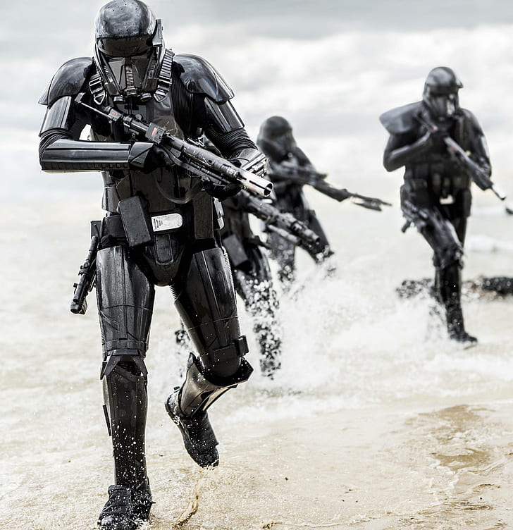 Imperial Death Trooper, water, Star Wars, Rogue One: A Star Wars Story, HD wallpaper