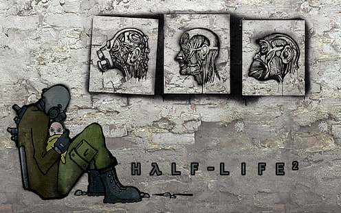 Half-Life, Half-Life 2, video games, Combine, HD wallpaper HD wallpaper