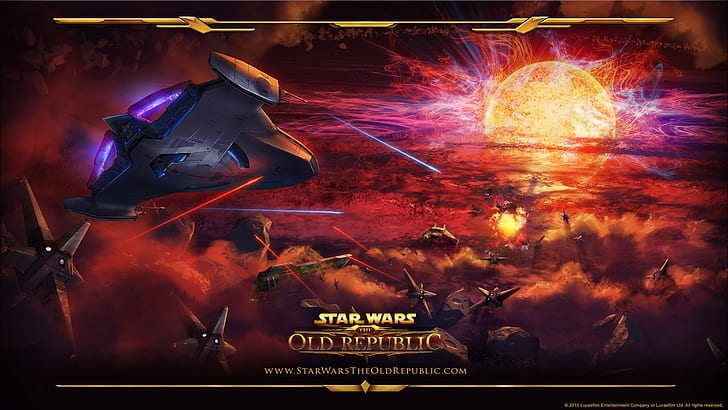 Star Wars The Old Republic Cosmic Battle Wallpaper Hd 006, HD tapet