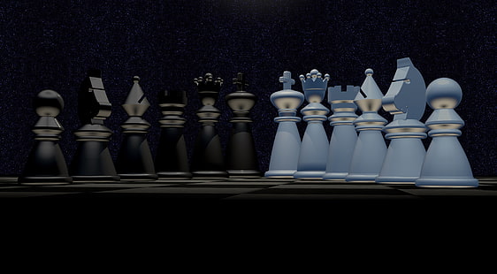 Chess Pieces, Games, Chess, Night, White, Tower, Stars, Horse, King, Glass, Queen, Strategy, chess board, runners, board game, rooks, bishops, knights, pawns, chess pieces, springer, bauer, chess game, figs, playing field, game board, chess piece, strategy game, HD wallpaper HD wallpaper