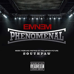 قميص أبيض وأسود بياقة مستديرة من Eminem، خلفية HD HD wallpaper