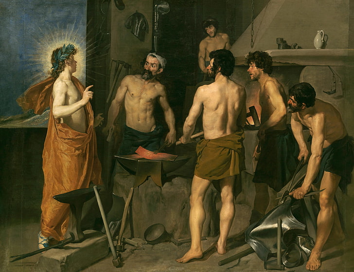 picture, mythology, The Forge Of Vulcan, Diego Velazquez, HD wallpaper