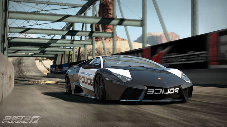 Captura de tela de Unleashed Shift 2, Captura de tela da superfície do jogo Shift 2 Unleashed, Need for Speed: Shift, HD papel de parede