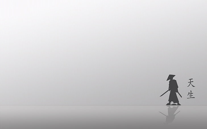 minimalistischer Samurai 1920x1200 Art Minimalistic HD Art, Samurai, minimalistisch, HD-Hintergrundbild