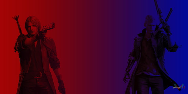 Devil May Cry 5, Dante (Devil May Cry), Nero (Devil May Cry), gry wideo, Tapety HD HD wallpaper