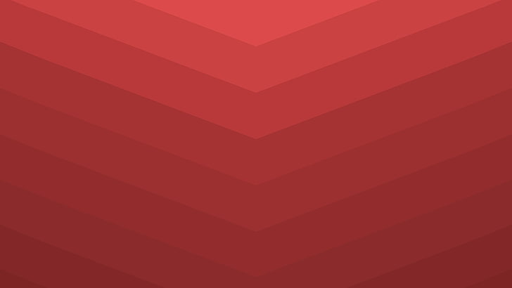 red, minimalism, simple, gradient, HD wallpaper