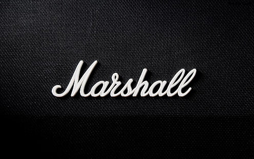 black Marshall guitar amplifier, music, background, Wallpaper, minimalism, technique, guitar, Sound, MARSHALL, amplifiers, HD wallpaper HD wallpaper