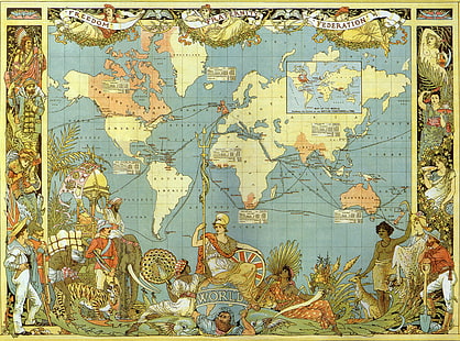 antika, haritacılık, coğrafi, tarihi, harita, eski, dünya, HD masaüstü duvar kağıdı HD wallpaper