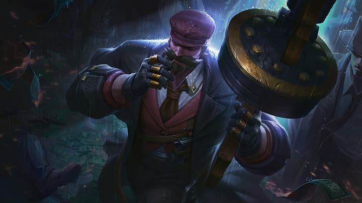 Graves ، League of Legends ، Riot Games ، Mafia ، ADC ، Adcarry، خلفية HD