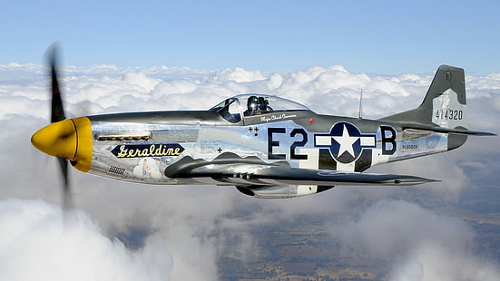 P 51, Warbird, Mustang, Aircraft, HD wallpaper HD wallpaper
