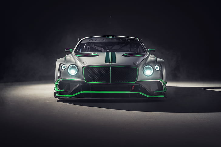 Bentley Continental GT3, 2018, 4K, HD wallpaper