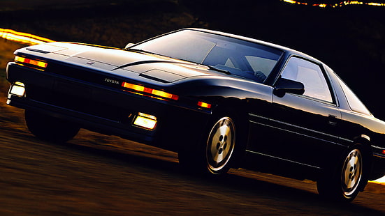 تويوتا ، تويوتا سوبرا MK3 ، المصابيح الأمامية ، سيارات الثمانينيات، خلفية HD HD wallpaper