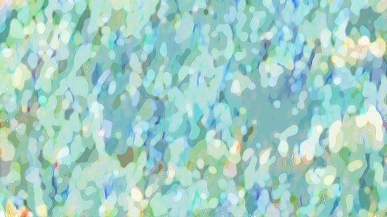 абстрактно, размазано, текстурирано, цветно, синьо, зелено, циан, текстура, HD тапет HD wallpaper
