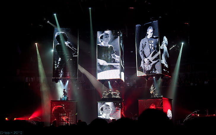 Muse Concert Lights HD, music, lights, concert, muse, HD wallpaper