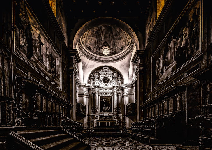 Italy, Cathedral, Duomo, Sicily, Siracusa, HD wallpaper