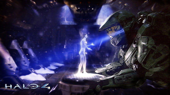 Илюстрация на играта Halo 4, Halo, Master Chief, Cortana, Halo 4, Halo: Master Chief Collection, Xbox One, Xbox, видео игри, HD тапет HD wallpaper