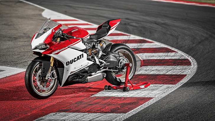 speedbike, red, Ducati 1299 Panigale S, superbike, best bikes, HD wallpaper