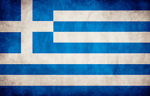 Grec, Grèce, drapeau, blanc, bleu, Fond d'écran HD HD wallpaper