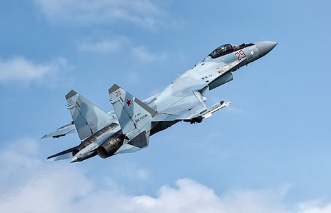 Jet Fighters, Sukhoi Su-35, Aircraft, Jet Fighter, Warplane, HD wallpaper HD wallpaper