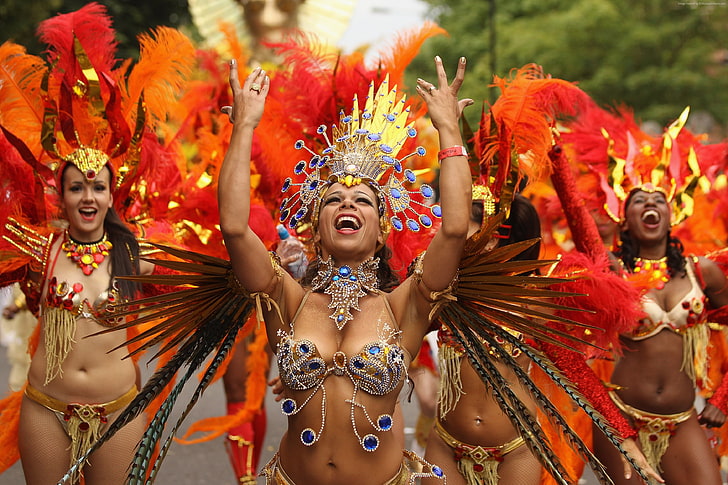 alas, Brasil, Río de Janeiro, Carnaval de Río, Fondo de pantalla HD