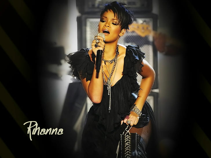 المطربة Rihanna HD ، مشاهير ، ريهانا ، مغنية، خلفية HD