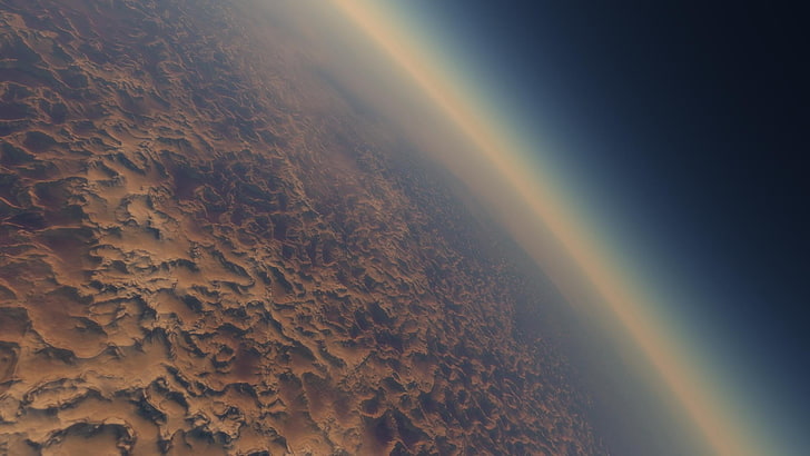 Erdoberfläche, Weltraum, HD-Hintergrundbild