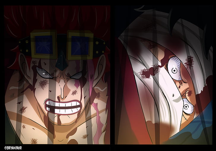 Anime, One Piece, Eustass Kid, Monkey D. Luffy, HD wallpaper