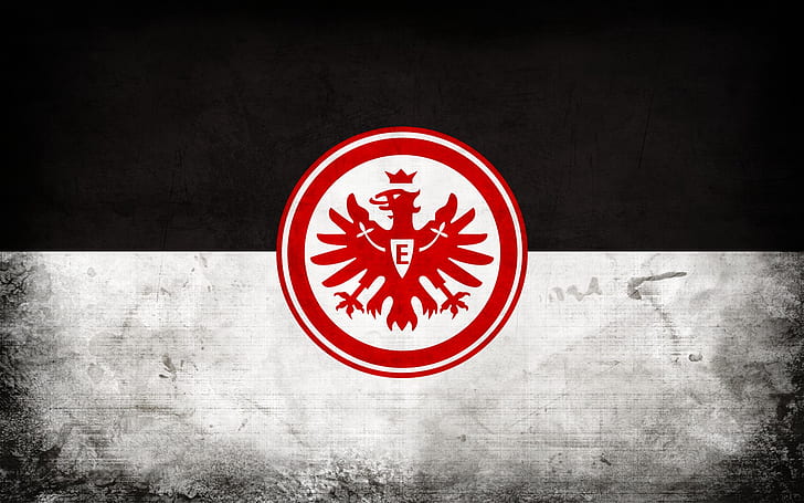 Piłka nożna, Eintracht Frankfurt, godło, logo, Tapety HD