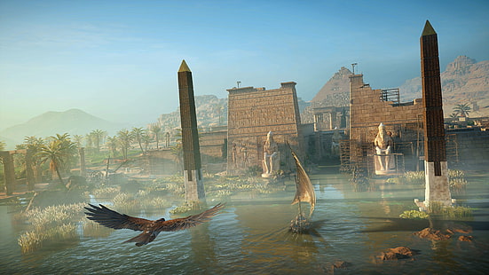 Assassin's Creed, Ubisoft, Assassin's Creed: Origins, HD wallpaper HD wallpaper