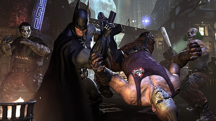 Herói de órgãos Arkham Batman de Gotham City Widescreen download grátis, HD papel de parede