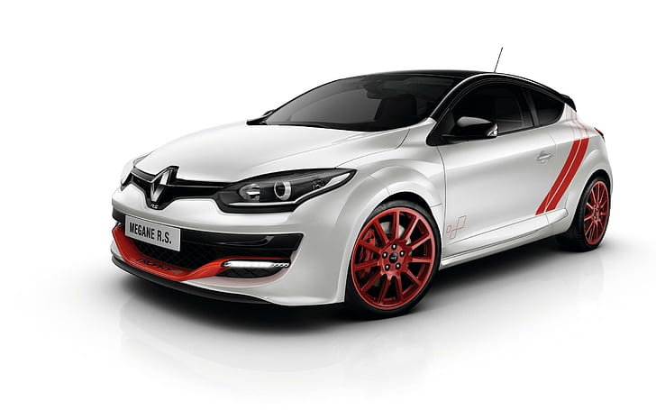 Renault Megane RS 275 Trophy R 2014, silver and red renault megane, renault, megane, trophy, 2014, cars, HD wallpaper