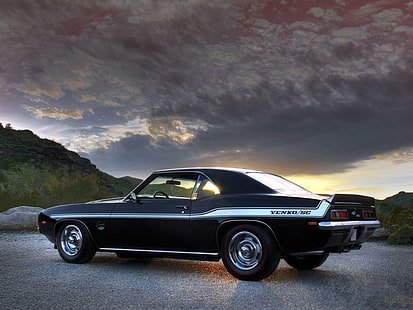 1969 Chevrolet Yenko Sc 427 Camaro, camaro, yenko, muscle car, chevy, clásico, autos, Fondo de pantalla HD HD wallpaper